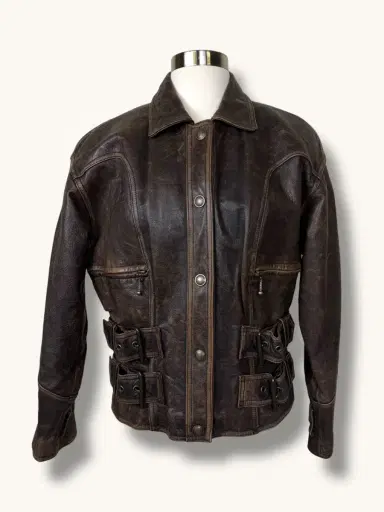 Jen Wonders Studio Leather Brown Jacket | Thumbnail 9 Jen Wonders Studio Leather Brown Jacket | Thumbnail 9