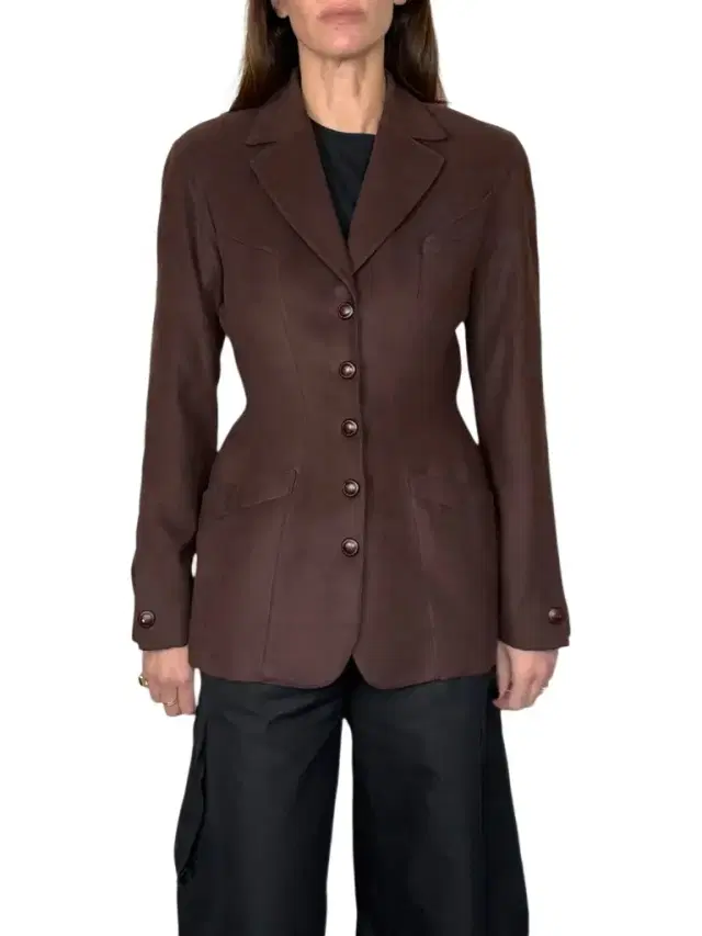 Mugler Chocolate Blazer