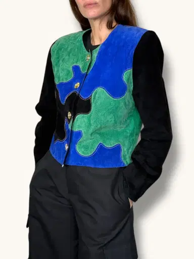 Jen Wonders Studio Suede Patchwork Jacket | Thumbnail 2