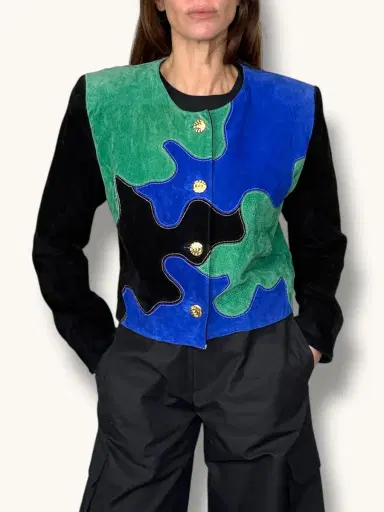 Jen Wonders Studio Suede Patchwork Jacket | Thumbnail 4