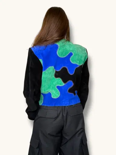 Jen Wonders Studio Suede Patchwork Jacket | Thumbnail 7