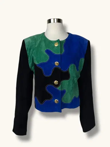 Jen Wonders Studio Suede Patchwork Jacket | Thumbnail 8