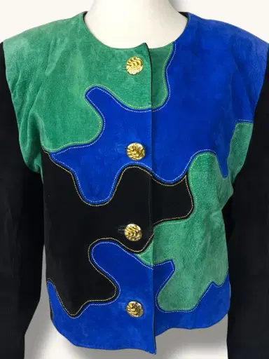 Jen Wonders Studio Suede Patchwork Jacket | Thumbnail 9