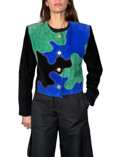 Jen Wonders Studio Suede Patchwork Jacket | Thumbnail 1
