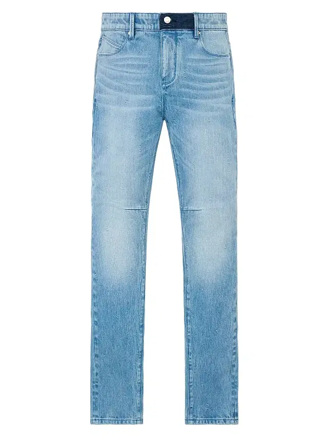 RTA Men's Exodus D-Bryant Faded Skinny Jeans - Blue Pinstripe Rta