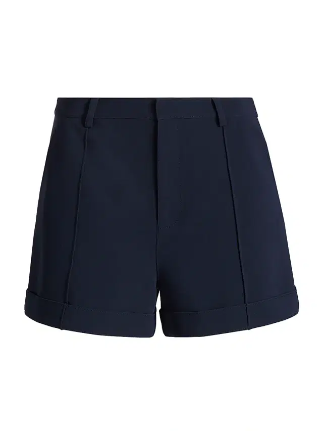 Cinq à Sept Women's Mindy High-Rise Shorts - Navy