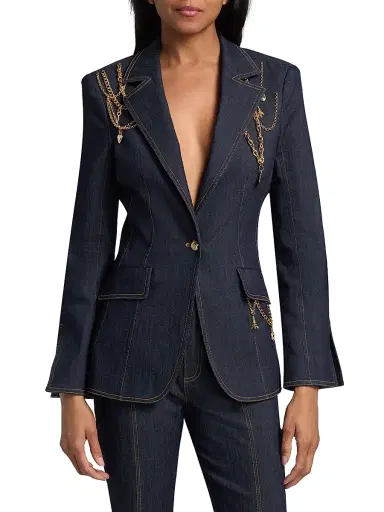 Cinq à Sept Women's Danika Love Token Blazer | Thumbnail 3