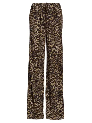 Nili Lotan Women's Adriel Leopard-Print Drawstring Pants - Vintage Leopard Print - Size Large | Thumbnail 1 Nili Lotan Women's Adriel Leopard-Print Drawstring Pants - Vintage Leopard Print - Size Large | Thumbnail 1