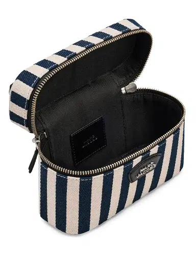 Marc Jacobs Women's The Stripe Canvas Everyday Vanity Bag - Blue Sea Multi | Thumbnail 5 Marc Jacobs Women's The Stripe Canvas Everyday Vanity Bag - Blue Sea Multi | Thumbnail 5