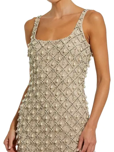 Mac Duggal Women's Embellished Scoopneck Cocktail Dress | Thumbnail 3
