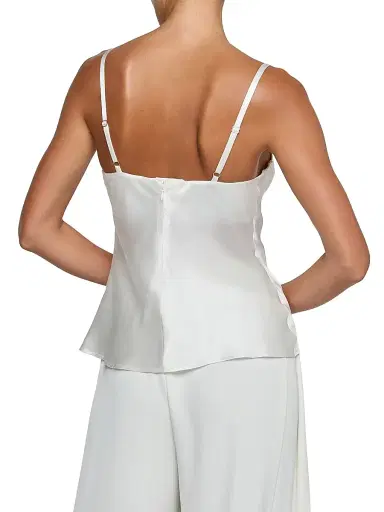 L'Agence Women's Orlina Silk Camisole - White - Size 16 | Thumbnail 5 L'Agence Women's Orlina Silk Camisole - White - Size 16 | Thumbnail 5