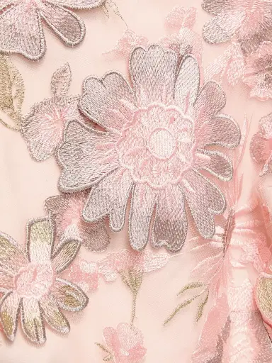 Milly Women's Daisy Floral-Embroidered Minidress - Blush | Thumbnail 7