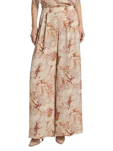 Ungaro Women's Leighton Floral Wide-Leg Pants | Thumbnail 3 Ungaro Women's Leighton Floral Wide-Leg Pants | Thumbnail 3