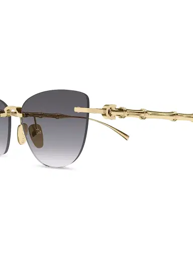 Gucci Women's Bamboo Metal 55MM Cat-Eye Sunglasses | Thumbnail 3
