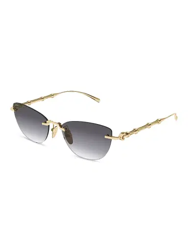Gucci Women's Bamboo Metal 55MM Cat-Eye Sunglasses | Thumbnail 1