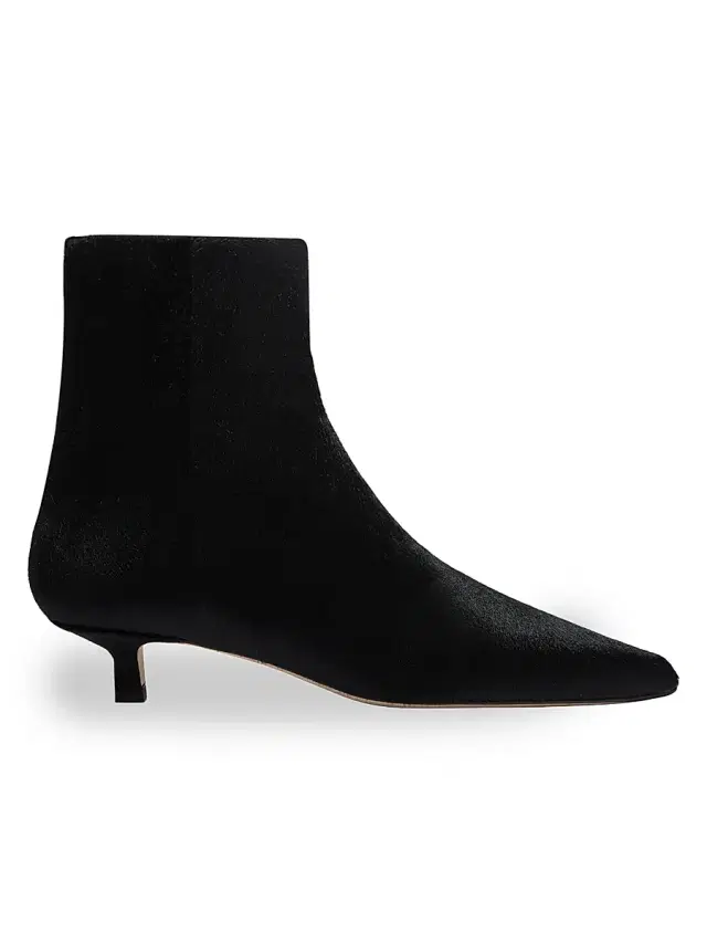 Aeyde Women's Sofie 30MM Calf Hair Ankle Boots - Black