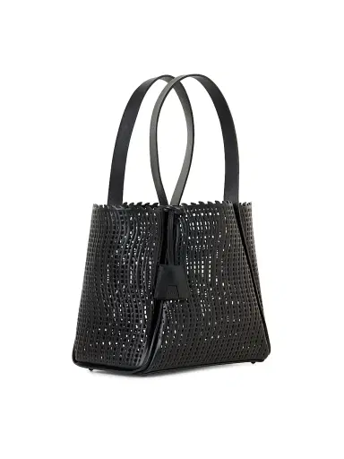 Akris Women's Medium Alex Wave Lasercut Tote Bag | Thumbnail 2 Akris Women's Medium Alex Wave Lasercut Tote Bag | Thumbnail 2
