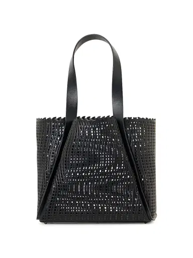 Akris Women's Medium Alex Wave Lasercut Tote Bag | Thumbnail 3 Akris Women's Medium Alex Wave Lasercut Tote Bag | Thumbnail 3