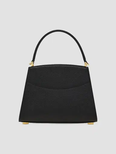 Ferragamo Women's Studio Box Leather Top Handle Bag - Nero | Thumbnail 4