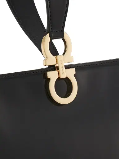 Ferragamo Women's Double Gancio Leather Clutch | Thumbnail 7 Ferragamo Women's Double Gancio Leather Clutch | Thumbnail 7