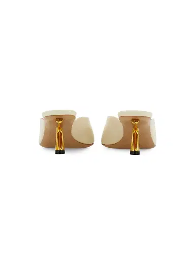 Ferragamo Women's Igea 55MM Leather Mules - Mascarpone - Size 11 | Thumbnail 3 Ferragamo Women's Igea 55MM Leather Mules - Mascarpone - Size 11 | Thumbnail 3