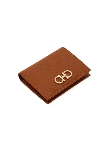 Ferragamo Women's Gancini Faux-Leather Compact Wallet | Thumbnail 3
