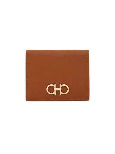 Ferragamo Women's Gancini Faux-Leather Compact Wallet | Thumbnail 1