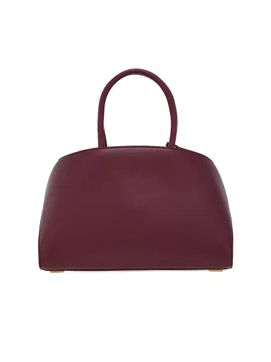 Ferragamo Women's Small Hug Leather Top Handle Bag - Plum | Thumbnail 4