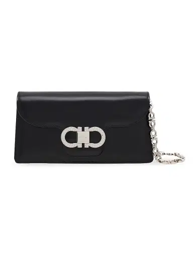 Ferragamo Women's Mini Gancini Leather Crossbody Bag | Thumbnail 1
