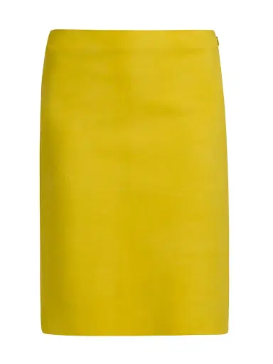 Ferragamo Women's Leather Knee-Length Pencil Skirt | Thumbnail 1 Ferragamo Women's Leather Knee-Length Pencil Skirt | Thumbnail 1