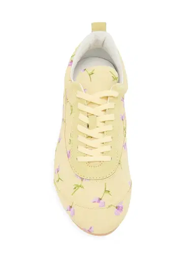 Jil Sander Women's Étage Floral Low-Top Sneakers | Thumbnail 4 Jil Sander Women's Étage Floral Low-Top Sneakers | Thumbnail 4
