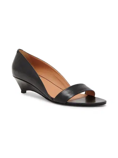 Jil Sander Women's 45MM Leather Wedge Sandals | Thumbnail 2