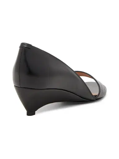 Jil Sander Women's 45MM Leather Wedge Sandals - Black - Size 11 | Thumbnail 3 Jil Sander Women's 45MM Leather Wedge Sandals - Black - Size 11 | Thumbnail 3