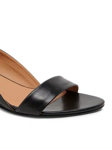 Jil Sander Women's 45MM Leather Wedge Sandals | Thumbnail 5