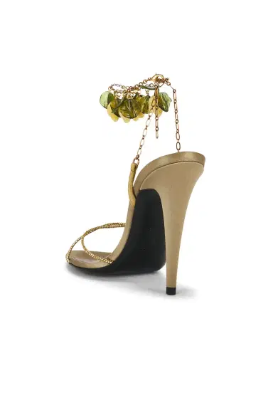 Saint Laurent Mon Cheri Chain Sandal | Thumbnail 3 Saint Laurent Mon Cheri Chain Sandal | Thumbnail 3