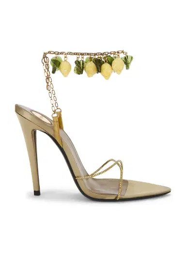 Saint Laurent Mon Cheri Chain Sandal | Thumbnail 1 Saint Laurent Mon Cheri Chain Sandal | Thumbnail 1