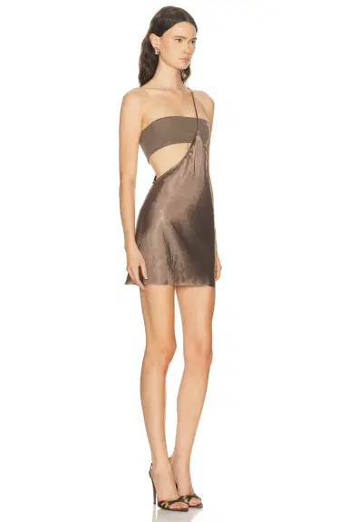 Rick Owens Bias Strap Mini Dress | Thumbnail 2