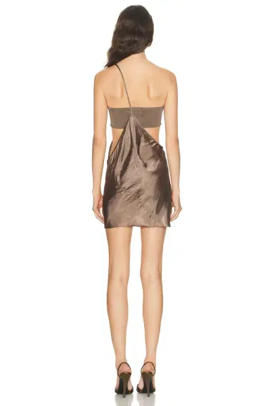 Rick Owens Bias Strap Mini Dress | Thumbnail 4