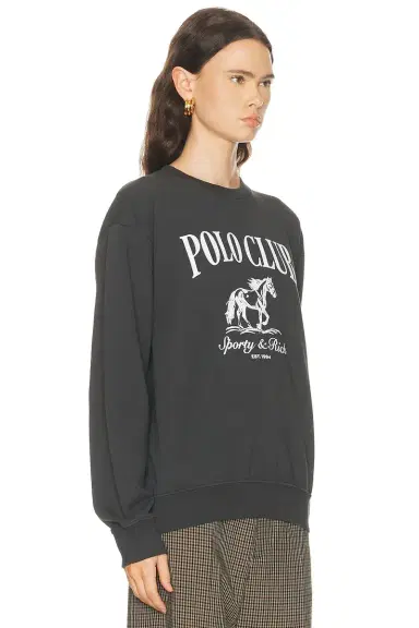 Sporty & Rich Stallion Crewneck Sweatshirt | Thumbnail 2 Sporty & Rich Stallion Crewneck Sweatshirt | Thumbnail 2
