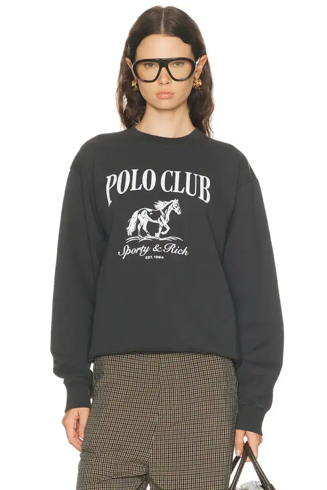 Sporty & Rich Stallion Crewneck Sweatshirt