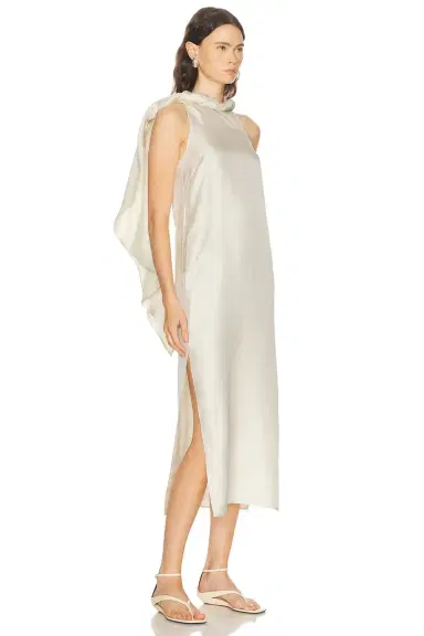 Loulou de Saison Susan Twisted Collar Dress | Thumbnail 2 Loulou de Saison Susan Twisted Collar Dress | Thumbnail 2