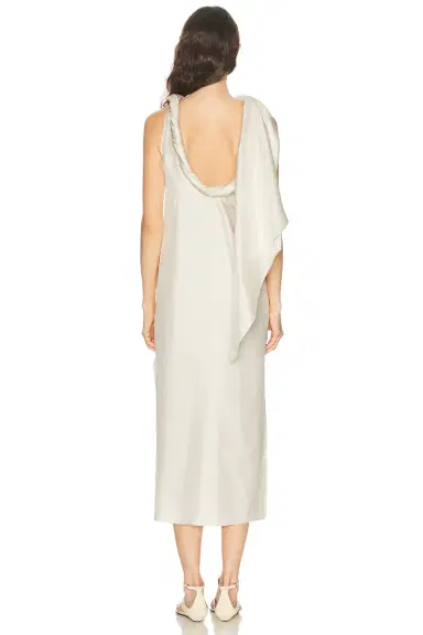 Loulou de Saison Susan Twisted Collar Dress | Thumbnail 4 Loulou de Saison Susan Twisted Collar Dress | Thumbnail 4