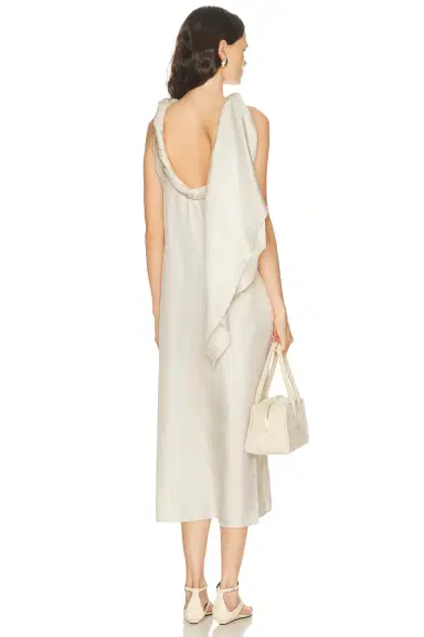 Loulou de Saison Susan Twisted Collar Dress | Thumbnail 5 Loulou de Saison Susan Twisted Collar Dress | Thumbnail 5