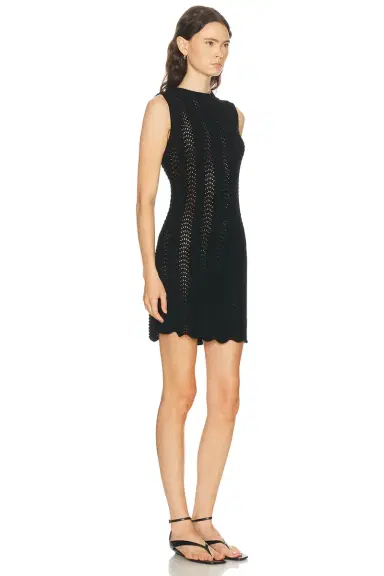 Loulou de Saison Yoko American Armhole Dress | Thumbnail 2