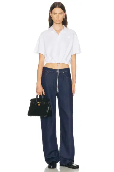 Moncler Cinched Polo Top | Thumbnail 4