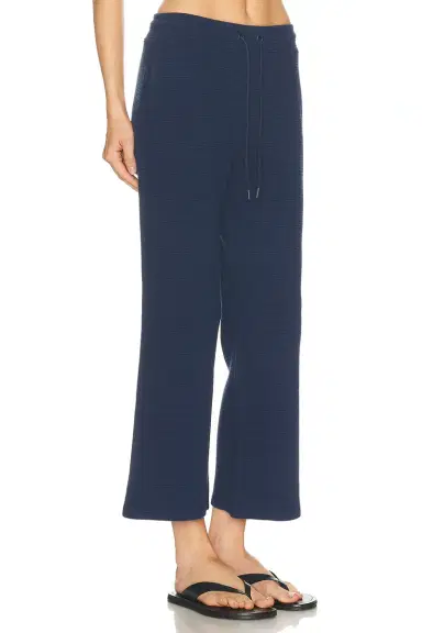 Negative Underwear Waffle Knit Cropped Track Pant | Thumbnail 4 Negative Underwear Waffle Knit Cropped Track Pant | Thumbnail 4