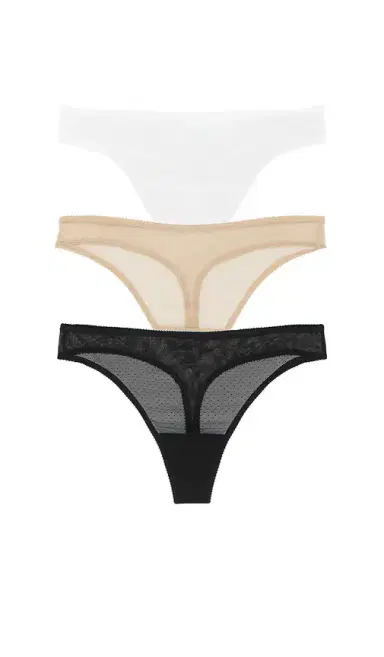 Skarlett Blue Jolie Lacy Thong 3-pack | Thumbnail 1