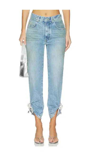 AREA Crystal Knot Jean | Thumbnail 2