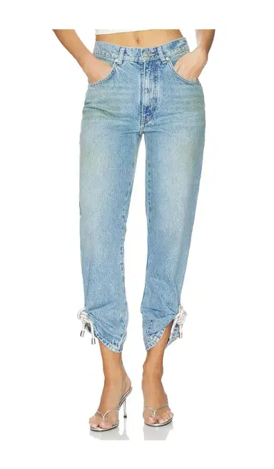 AREA Crystal Knot Jean | Thumbnail 1