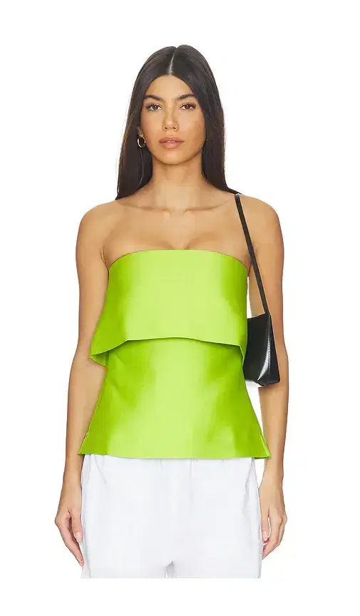 Felix Satin Strapless Top